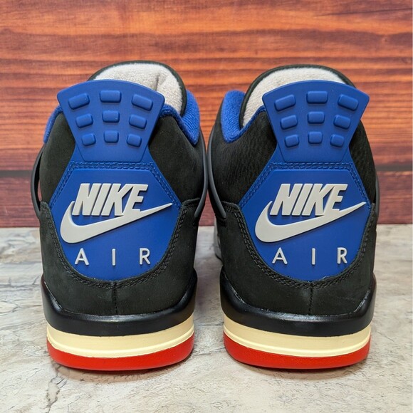 Nike Air Jordan 4 Retro Rare Air Men's 10.5 Black Red Blue FV5029-003 B-grade - Picture 7 of 11